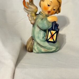 Hummel Angel Figurine with Blue Lantern